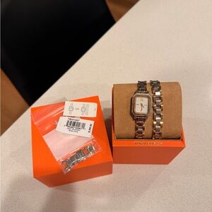 TORY BURCH ROBINSON TWO-TONE WATCH